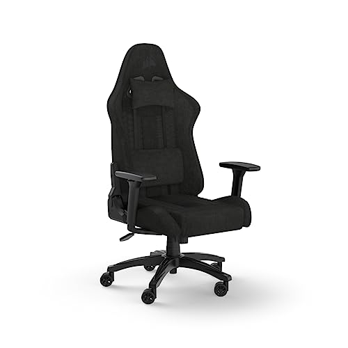 Corsair TC100 Relaxed-Rivestimento in Similpelle Gaming Chair, Nero