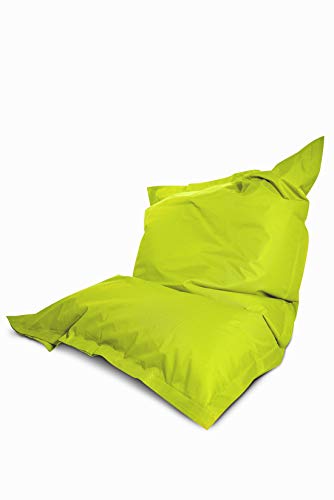 Green Bean© XXL poltrona a sacco da interni 140x180cm 380 Litri Bambini & Adulti imbottitura perle EPS pouf gigante grande Cuscino per sdraiarsi sedersi