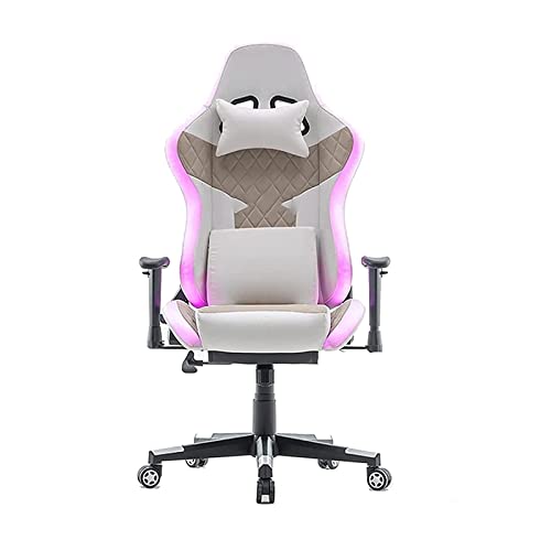 SUNMME Sedia da gioco Sedia da gioco in stile corsa con braccioli 4D, sedie, altoparlante incorporato, comoda sedia da ufficio sedentaria