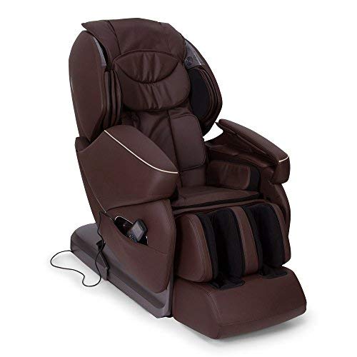 GLOBAL RELAX® | DARUMA | Poltrona massaggiante ergonomica 3D | Marrone | 9 Programmi | Gravità Zero, Compressione Aria | Riflessologia Guasha, Magnetoterapia, Calore Infrarossi