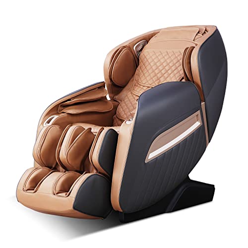 Aspria Poltrona massaggiante Shiatsu Zero-Gravity massaggio completo poltrona massaggiante elettrica con funzione calore tecniche di massaggio bionico, USB, Bluetooth Poltrona relax per casa e ufficio