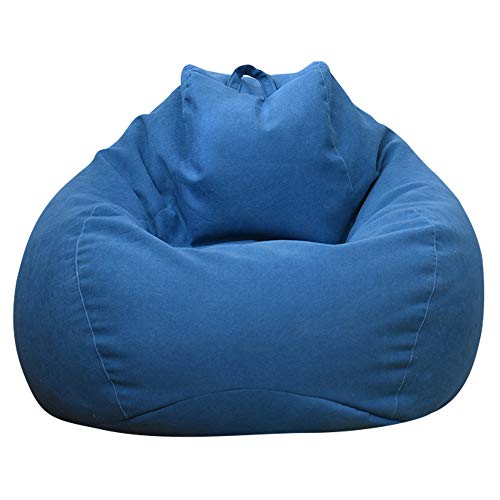 Ghopy(senza imbottitura). Fodera per pouf gigante a forma di pera per adulti e bambini in tessuto poltrona da salotto per interni ed esterni misura L (90 x 80 cm).