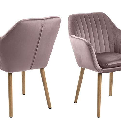 AC Design Furniture Poltrona, Rosé/Rovere, 57 x 61 x 83 cm
