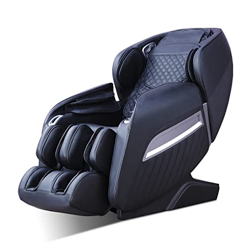 Aspria Poltrona massaggiante Shiatsu Zero-Gravity massaggio completo poltrona massaggiante elettrica con funzione calore tecniche di massaggio bionico, USB, Bluetooth Poltrona relax per casa e ufficio