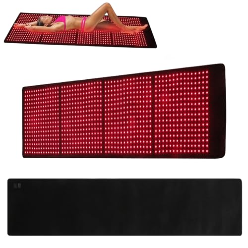 Tappetino per Terapia con Luce Rossa da 960 Pezzi LED 660nm Tappetino per Terapia con Luce Rossa 1920 Pezzi 850nm Vicino a Infrarossi per La Terapia di Tutto Il Corpo Promuove La Circolazione